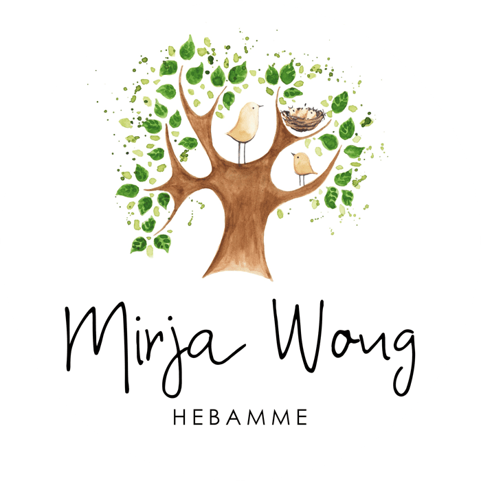 „Hebamme Mirja Wong“-Logo, zur Startseite